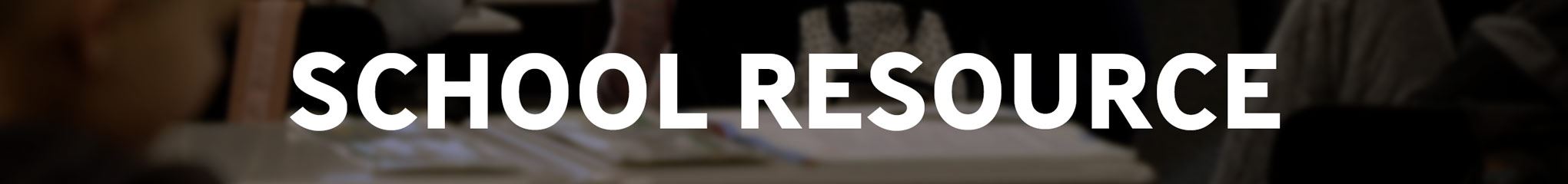 School Resource - Desk in a school with kids sitting in class