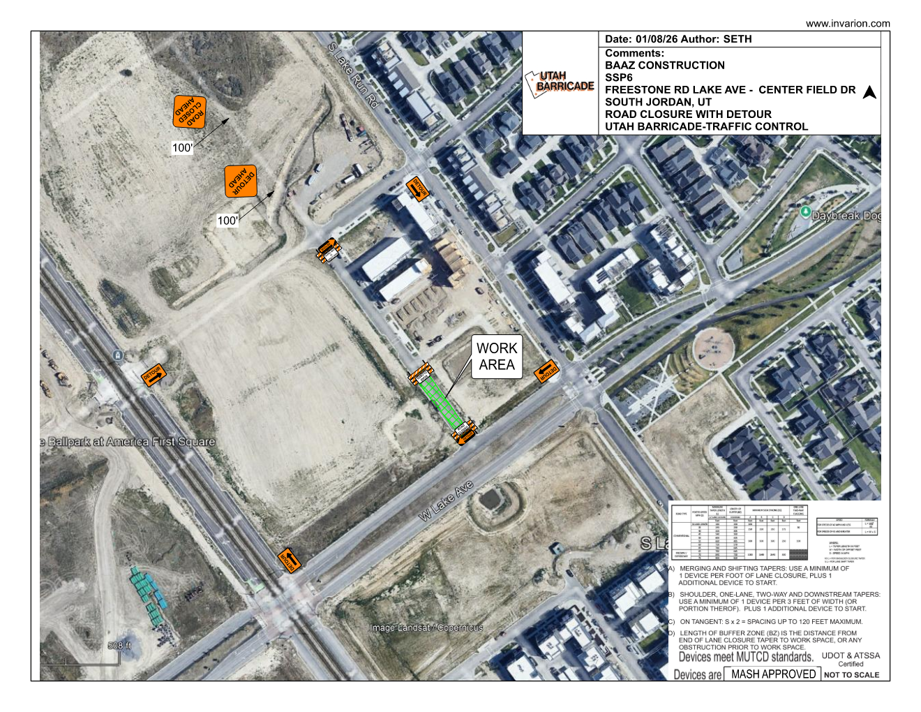Freestone Rd_ Lateral Closure Map